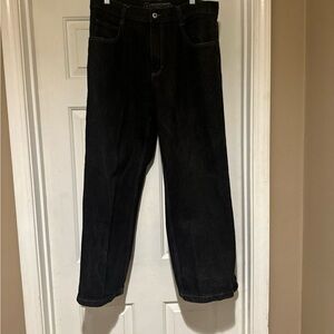 Y2K Southpole 4180 Black Denim Wide Leg/Baggy Skater/Hip Hop Jeans 34/30